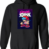 Friday Night Funkin Boyfriend Classic T-Hoodie For Fans For Men And Women Graphic Pullover Hoodie - Black