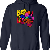 Friday Night Funkin Pico Graphic Pullover Hoodie - Navy