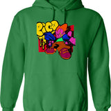Friday Night Funkin Pico Graphic Pullover Hoodie - Green
