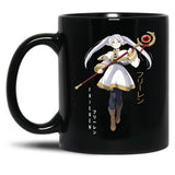 Frieren - Sousou No Frieren Black Coffee Mug, Gift Coffee Mug