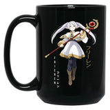 Frieren - Sousou No Frieren Black Coffee Mug, Gift Coffee Mug - Black