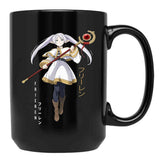Frieren - Sousou No Frieren Black Coffee Mug, Gift Coffee Mug