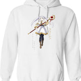 Frieren - Sousou No Frieren Graphic Pullover Hoodie - White