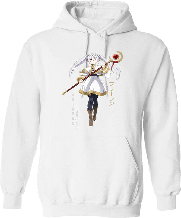 Frieren - Sousou No Frieren Graphic Pullover Hoodie - White