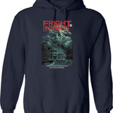 Fright Night Classic Graphic Pullover Hoodie - Navy