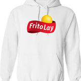 Fritolay Logo for Fans Graphic Pullover Hoodie - White