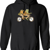 Friggin' Todd Hoodie - Retro Graphic Pullover Hoodie for Men & Women - Black
