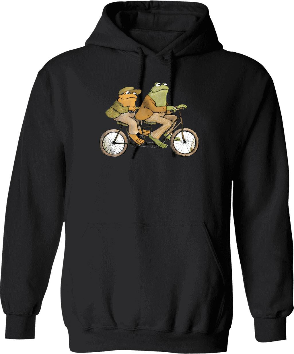 Friggin' Todd Hoodie - Retro Graphic Pullover Hoodie for Men & Women - Black