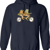 Friggin' Todd Hoodie - Retro Graphic Pullover Hoodie for Men & Women - Navy