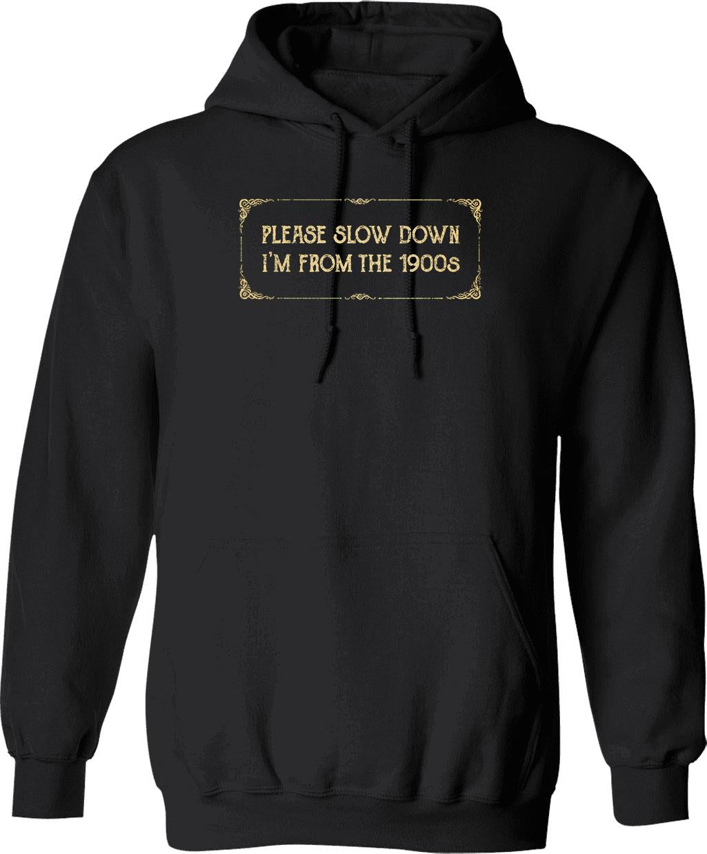 From Erie Hoodie - Retro Graphic Pullover Hoodie for Men & Women - Black