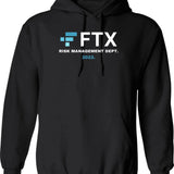 Ftx Risk Management Department Graphic Pullover Hoodie - Black