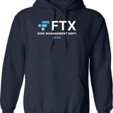 Ftx Risk Management Department Graphic Pullover Hoodie - Navy