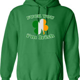 Fuck Toy Hoodie - Retro Graphic Pullover Hoodie for Men & Women - Green