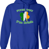 Fuck Toy Hoodie - Retro Graphic Pullover Hoodie for Men & Women - Blue