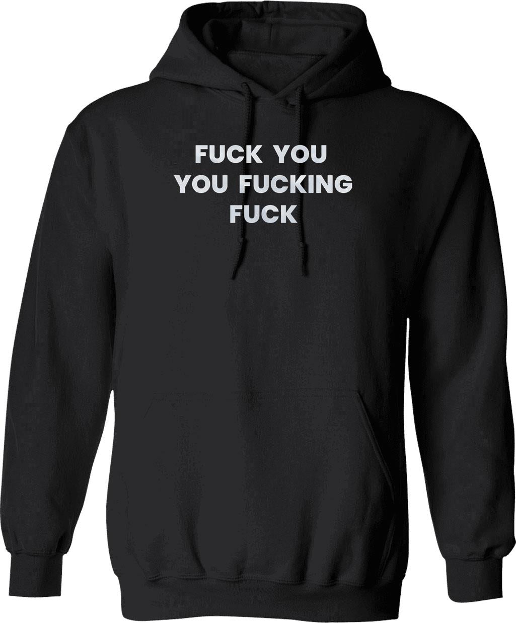 Fuck You Im Irish Hoodie - Retro Graphic Pullover Hoodie for Men & Women - Black