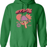 Fuelled By Coffee Medieval Style - Funny Retro Vintage English History Hoodie - Green