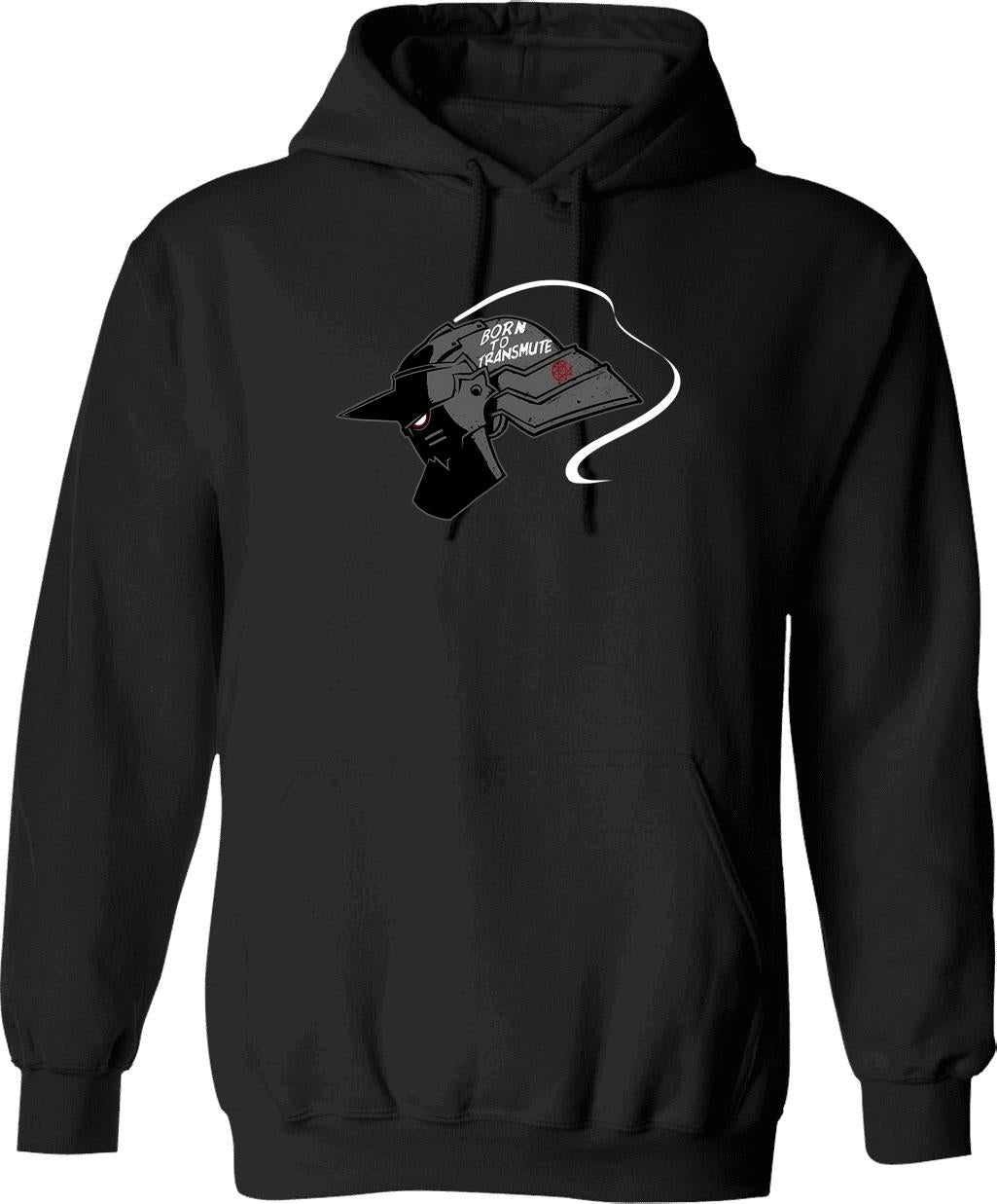 Fujiama Vintage Hoodie - Retro Graphic Cosy Pullover - Black