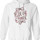 Full Of Christmas Spirits - Funny Alcohol Ugly Christmas Sweater Hoodie - White
