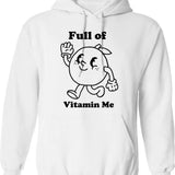 Full Of Ennui (1) Hoodie - Retro Graphic Pullover Hoodie for Men & Women - White