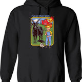 Full Of Vitamin Me Lime Vintage Design Hoodie - Black