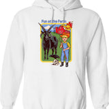 Full Of Vitamin Me Lime Vintage Design Hoodie - White