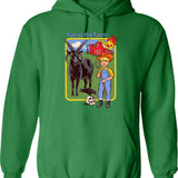 Full Of Vitamin Me Lime Vintage Design Hoodie - Green