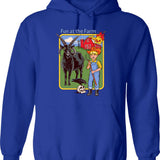 Full Of Vitamin Me Lime Vintage Design Hoodie - Blue