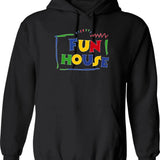 Fun House Graphic Pullover Hoodie - Black