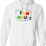 Fun House Graphic Pullover Hoodie - White