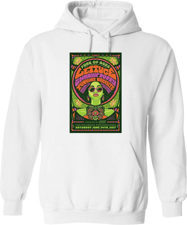 Funk of Ages Graphic Pullover Hoodie - White