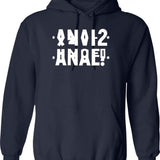 Funny All Characters Hoodie - Sarcastic Humor Graphic Hoodie - Navy