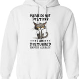 Funny Anal Hidden Message Anal Russian Letter 2021 Reflex Hoodie (1) - White