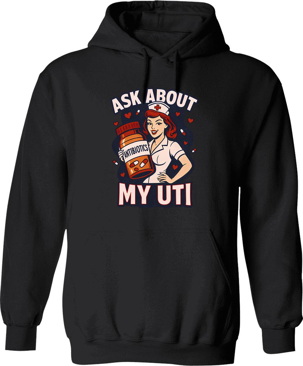 Funny Animal Hoodie - Sarcastic Humor Graphic Hoodie - Black
