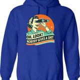 Funny Ask About My Uti Retro Nurse Hoodie - Blue