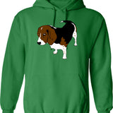 Funny Beagle Dad Saying Best Beagle Dad Ever Hoodie - Green