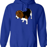 Funny Beagle Dad Saying Best Beagle Dad Ever Hoodie - Blue
