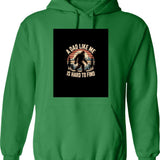 Funny Bigfoot Rock Roll Retro Moon Forest Sasquatch Believers Hoodie - Green