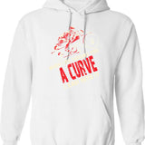 Funny Bigfoot Vintage Dad Design Hoodie - Retro Graphic Cosy Pullover - White