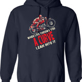 Funny Bigfoot Vintage Dad Design Hoodie - Retro Graphic Cosy Pullover - Navy