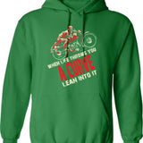 Funny Bigfoot Vintage Dad Design Hoodie - Retro Graphic Cosy Pullover - Green