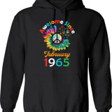 Funny Birthday Quote Awesome Since December 1967 Retro Birthday Hoodie - Black