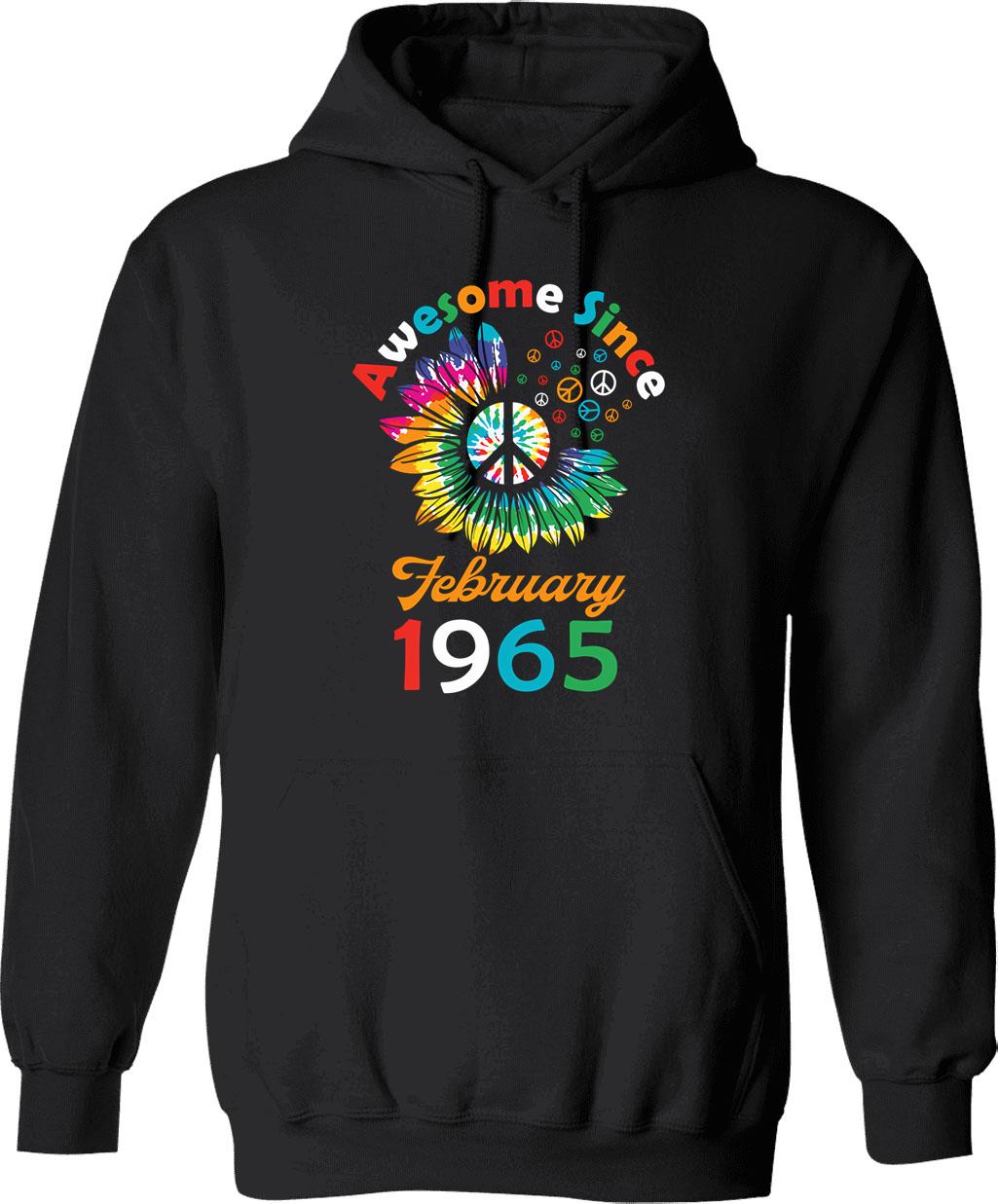 Funny Birthday Quote Awesome Since December 1967 Retro Birthday Hoodie - Black