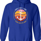 Funny Blind Not Stupid Color Blindness Colorblind Hoodie - Blue