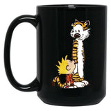 Funny Calvin and Hobbes (2) Black Coffee Mug, Gift Coffee Mug - Black