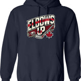 Funny Camel Xmas Tree Lights Red Plaid Christmas Hoodie - Navy