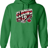 Funny Camel Xmas Tree Lights Red Plaid Christmas Hoodie - Green