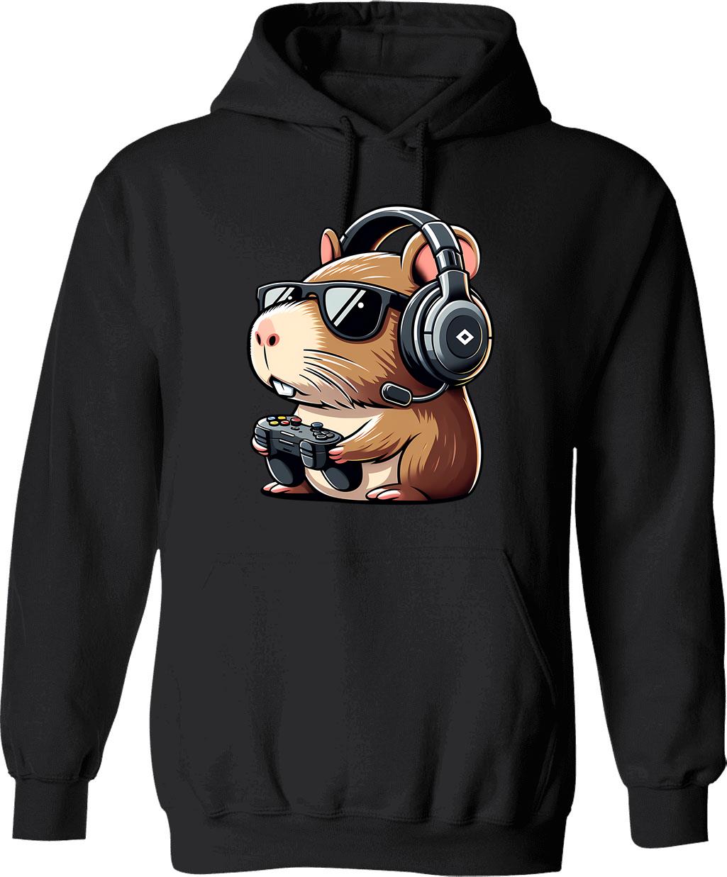 Funny Canadian Hockey Design - Elbows Up Maple Leaf Pride Hoodie - Black