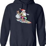 Funny Chicken Vintage Rooster Old Cranky Dangerous Hoodie - Navy