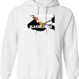 Funny Yoga Namaste Mother F Hoodie - Sarcastic Humor Graphic Hoodie - White