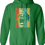 Funny Dad Bod Skeleton Shirt - Its Not A Dad Bod Its A Father Figure - Retro Rock Style Gift For Dad Fathers Day Hoodie - Green
